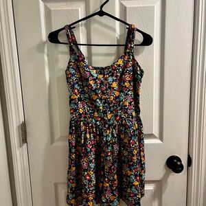 Floral Sleeveless Romper